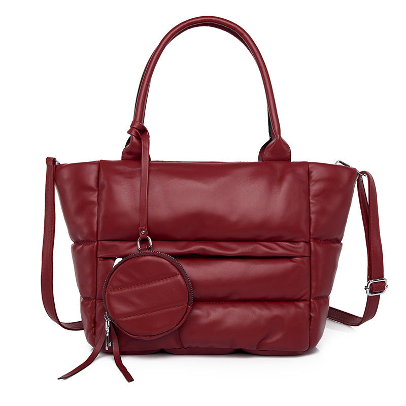 Women's Temperament Fashion Solid Color Shoulder Bag