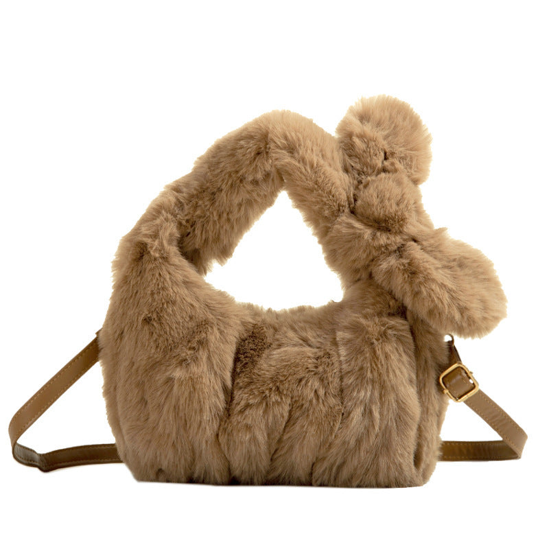 Plush Small Handbag Shoulder Crossbody