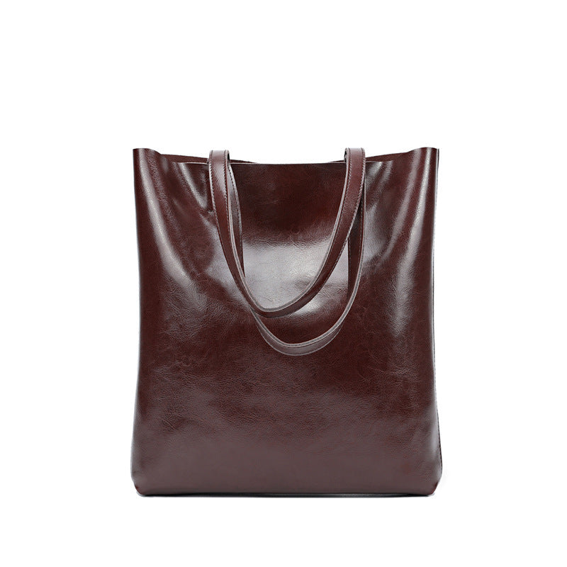 Women's Cow Leather Bag Stylish And Simple