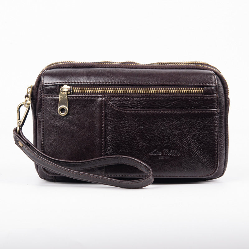 Genuine Leather Clutch Bag Multi-functional Leisure