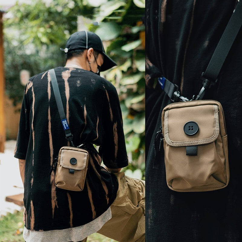 Mini bolso bandolera de un solo hombro Chaopai para hombre