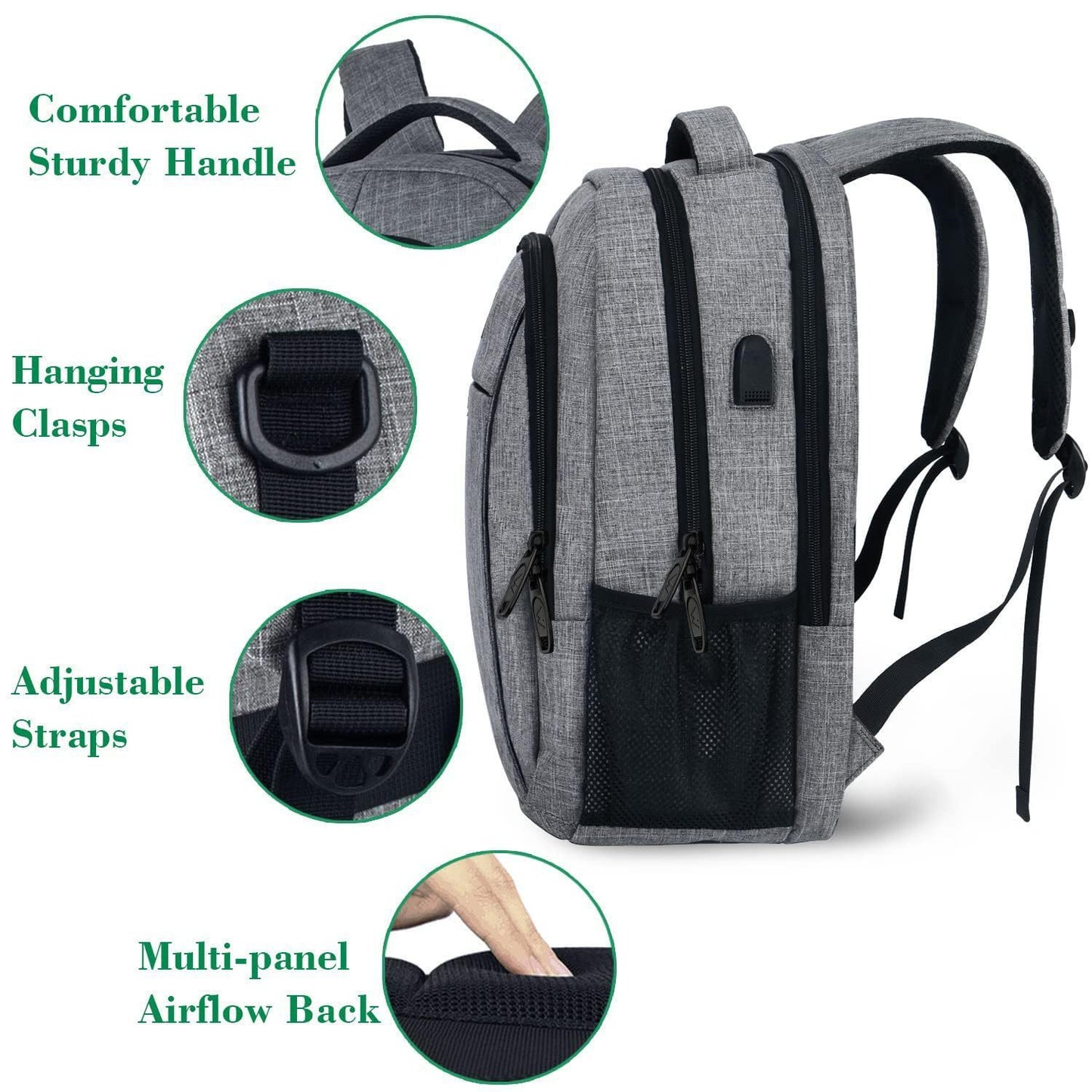 Bolso de ordenador de gran capacidad para hombre de negocios