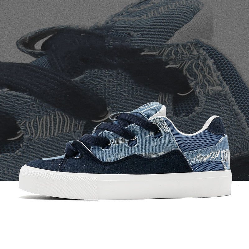 Men's And Women's Fashion Suede All-match Niche Canvas Skateboard Shoes