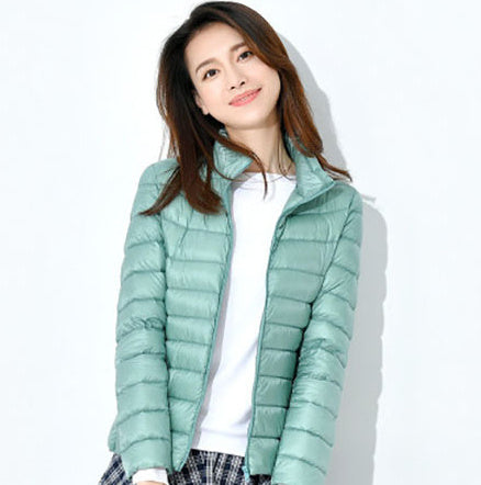 Lightweight Thickened Thermal Slim Fit Korean Style White Duck Down Fashionable Jacket