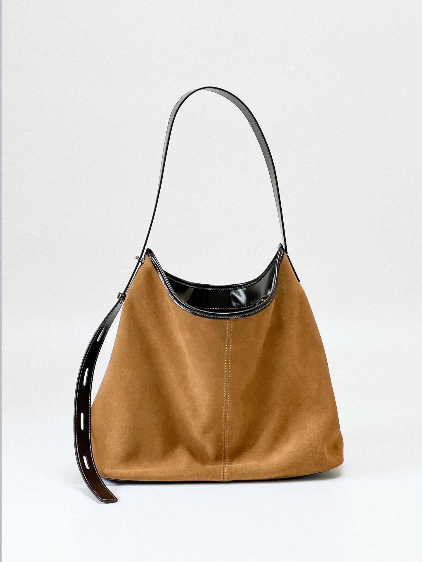 Matte Leather Women's  Underarm Commuter Bag