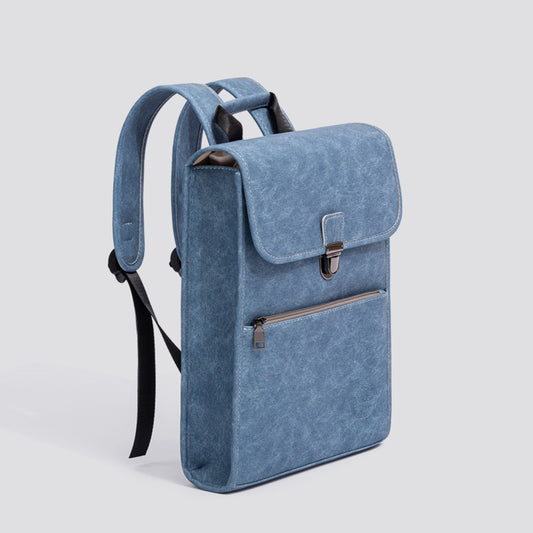 Creative Faux Leather Simple Backpack