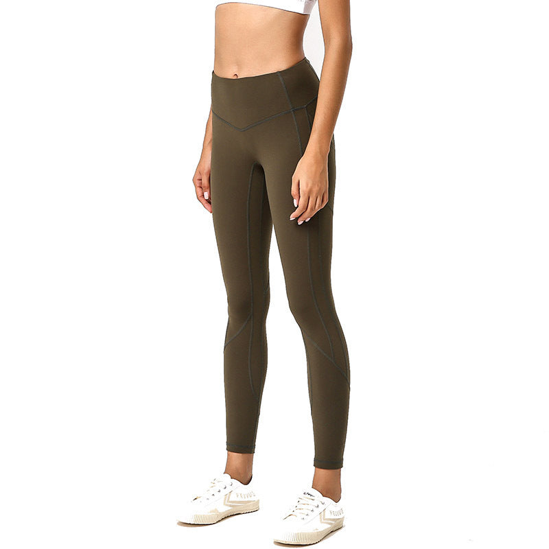 Pantalon de yoga poncé