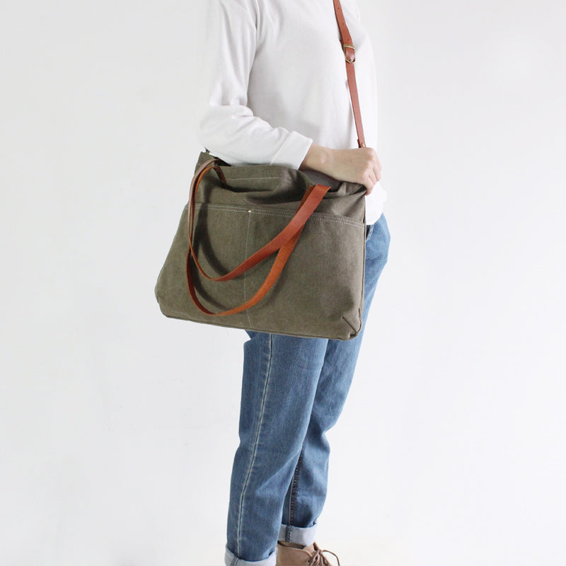 Bolso bandolera de gran capacidad y moderno con un solo hombro para hombre