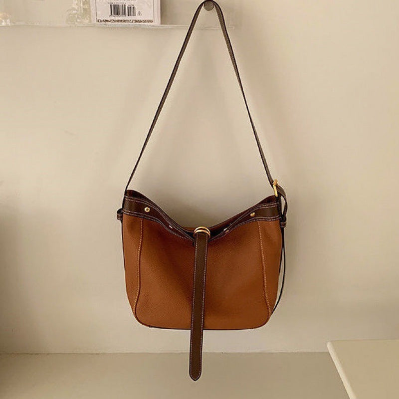 Bolso bandolera portátil de gran capacidad para otoño e invierno para mujer