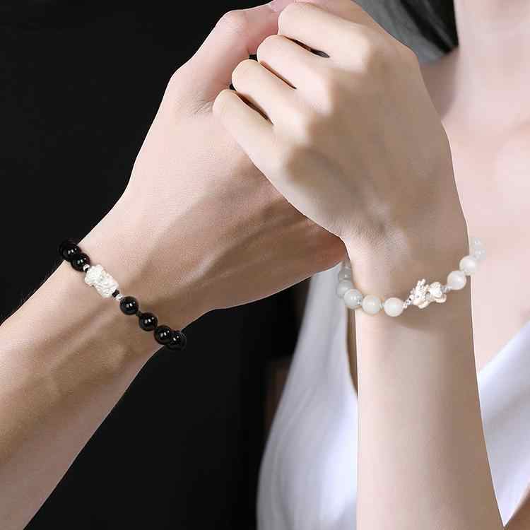 Women's Couple S999 Sterling Silver Bracelet