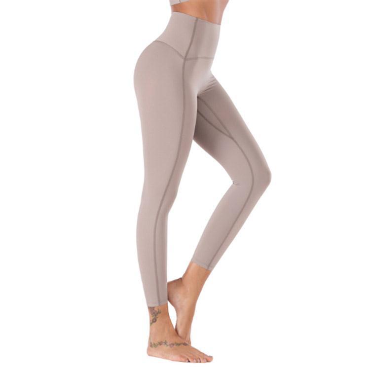 Combinaison de sous-vêtements de sport de couleur unie pour le yoga Pantalon de yoga pour le fitness