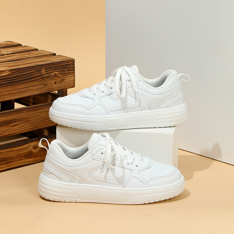 Fashionable All-match White Shoes Comfortable And Breathable