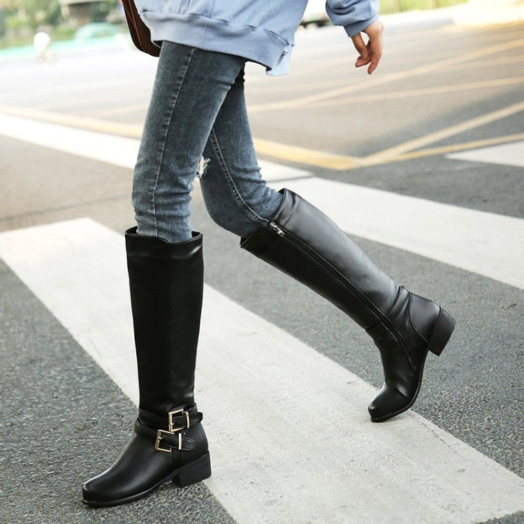 Women's Thickened Chunky Heel High Boots