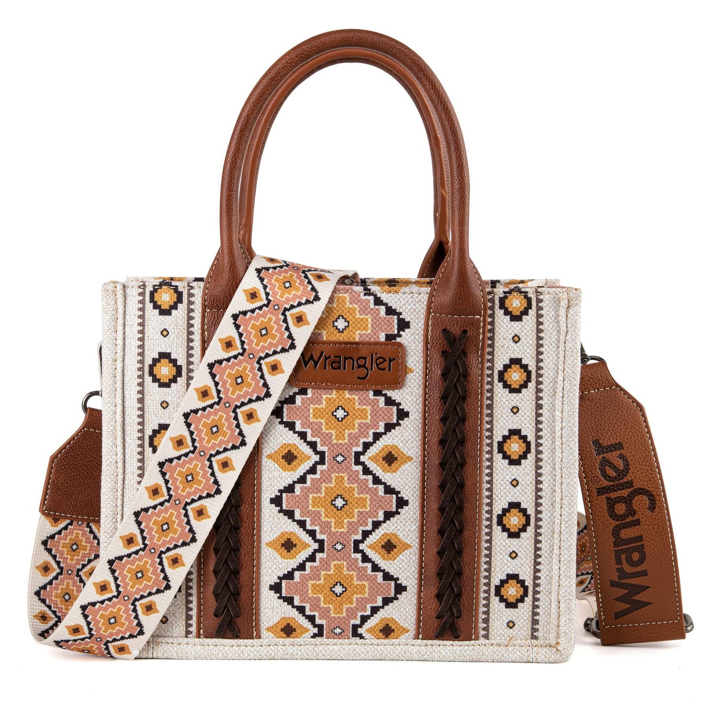 Bolso bohemio azteca de un solo hombro para mujer