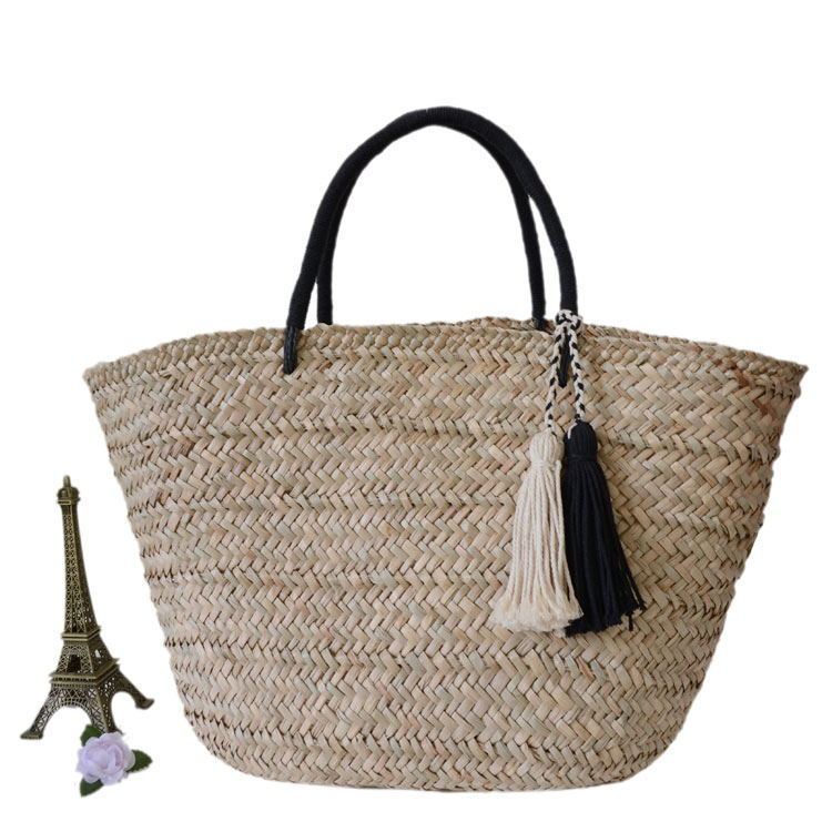 Fashionable Simple And Elegant New Water Plants Woven Bag