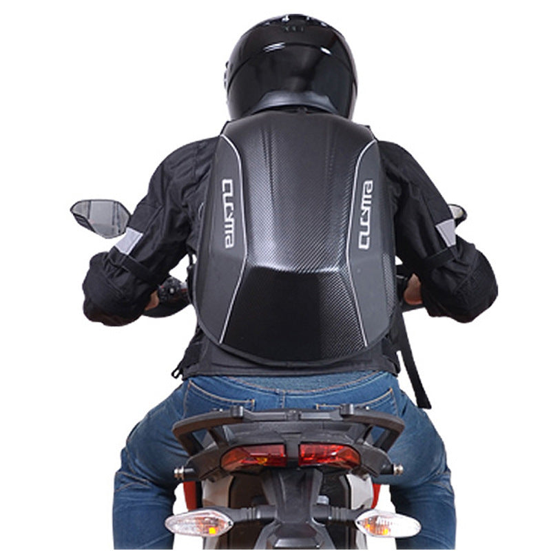 Motorcycle Riding Waterproof Hard Shell Backpack