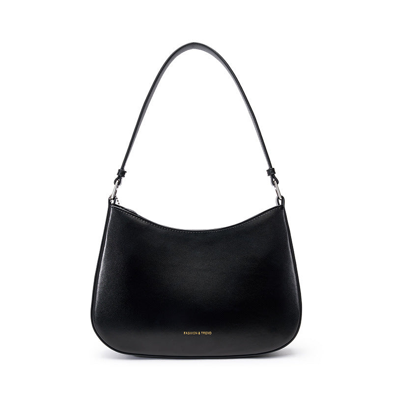 Women's Fashion Baguette Leather Bag