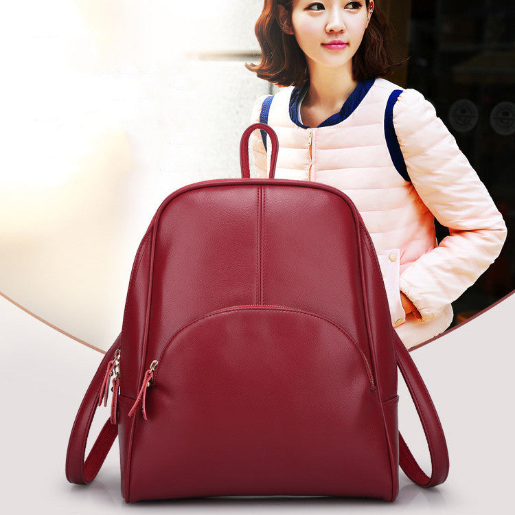 Women's New Fashion Casual Pu Backpack