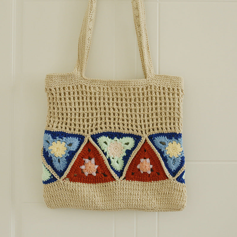 Hand-woven Creative Handicraft Vegetable Basket Small Shoulder Bag