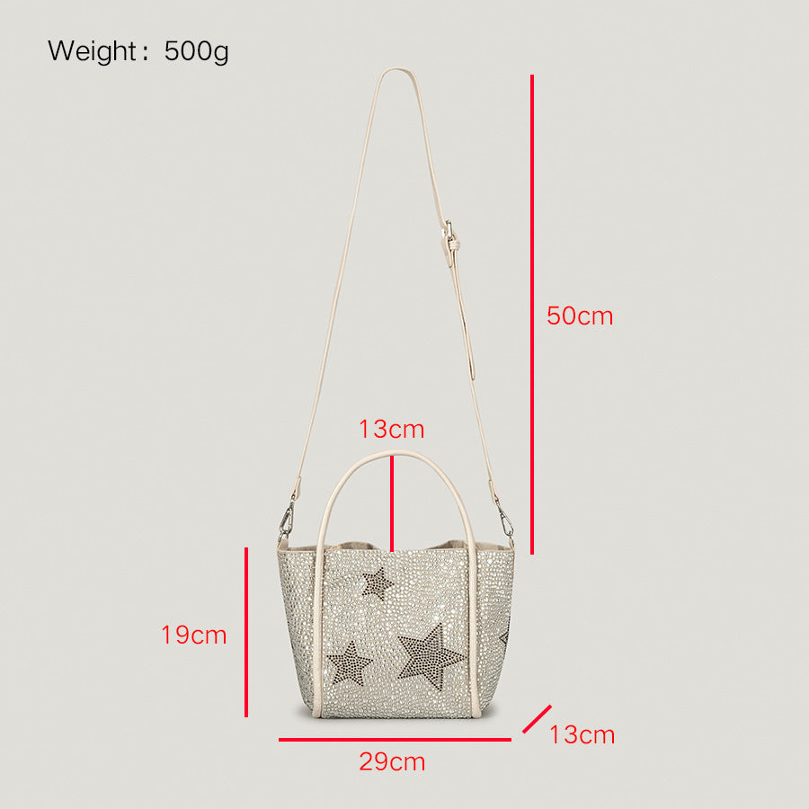 Autumn And Winter XINGX Rhinestone Shopping Handbag For Women