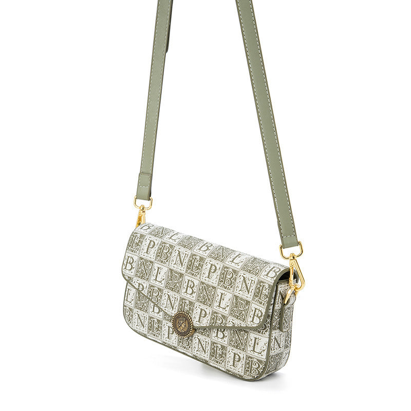 Women's Printed Chain Shoulder Messenger Bag