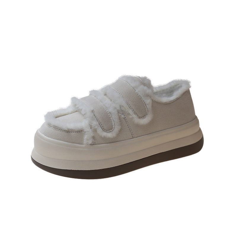 Fleece Thickened Warm Sponge Board Shoes