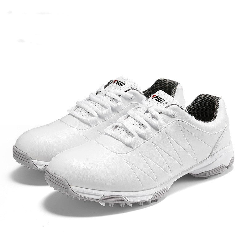 Golf Shoes Women's Waterproof Sneakers Spin Button LACES Anti-sideslip