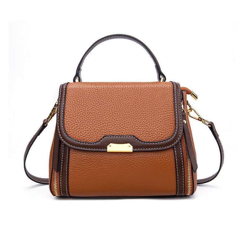 Women's Fashion Versatile Leather Handbag Shoulder Bag