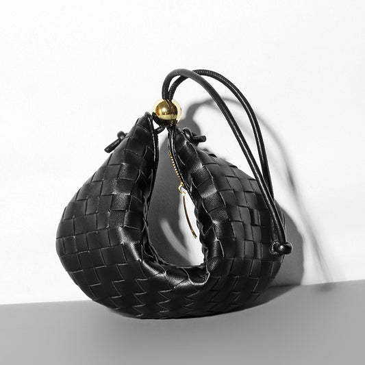 Small Golden Ball Woven Handbag Summer