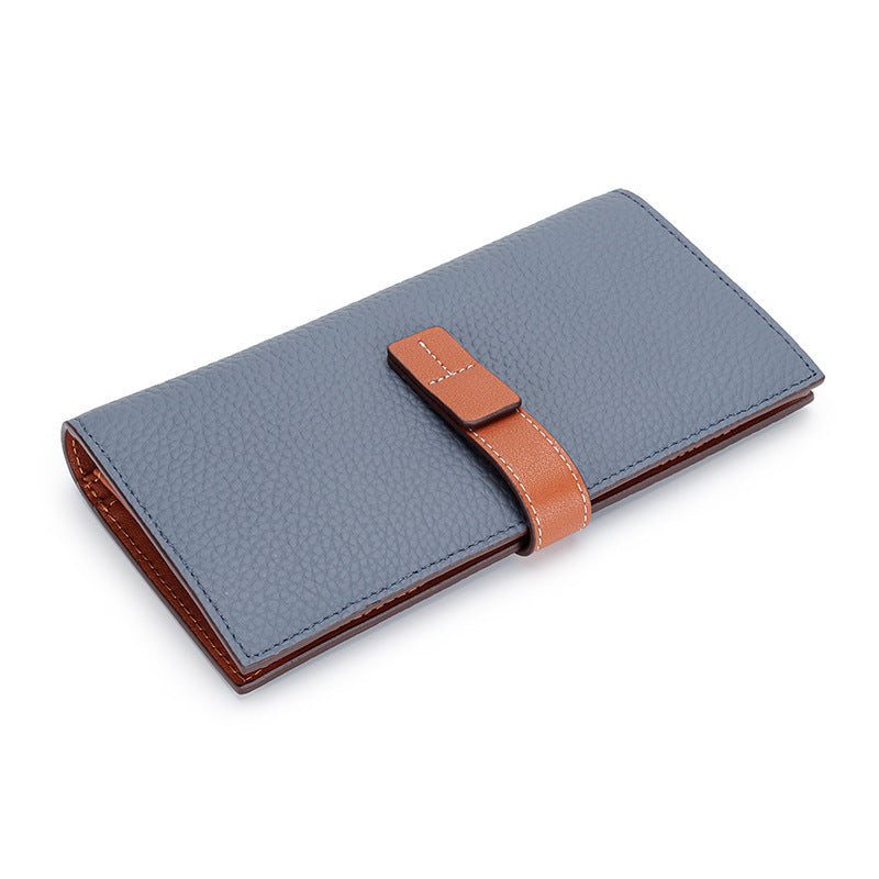 European And American Pull-belt Long Lady's Wallet