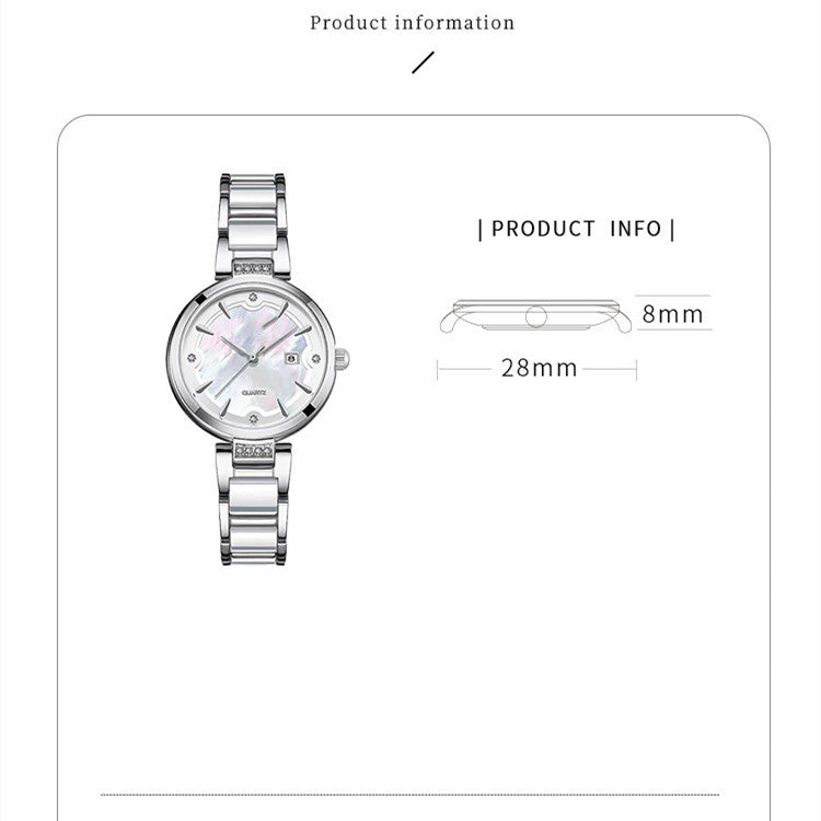 Elegant All-match Fashion Trendy Simple Special Interest Light Luxury Quartz Watch