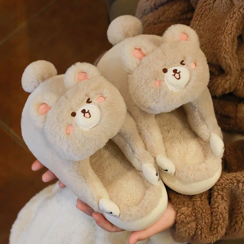 Female Winter Household Indoor Cotton Slippers