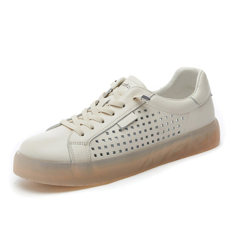 Flat Hollowed Retro Breathable Women's Shoes