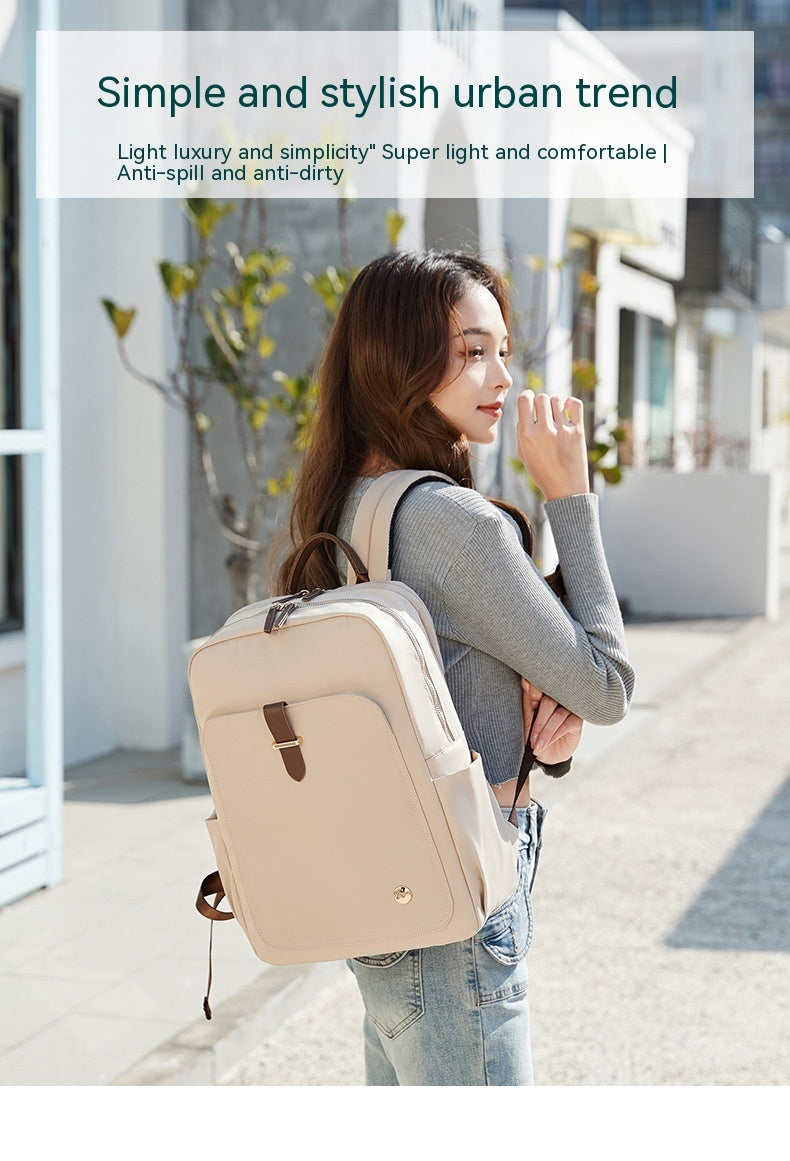 Mochila de nailon de gran capacidad para mujer, bolso de viaje, mochila escolar, mochila para ordenador