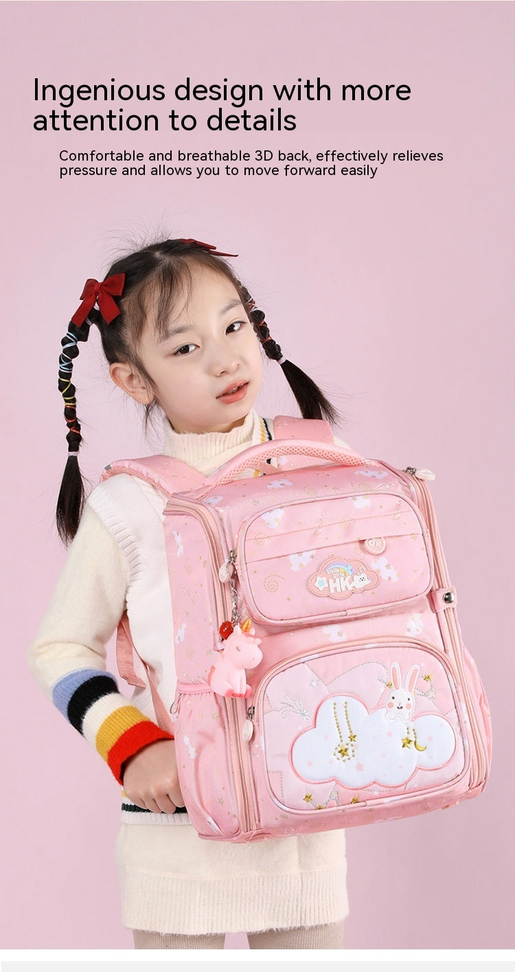 Lightweight Western Style Three-dimensional Schoolbag For Primary School Students