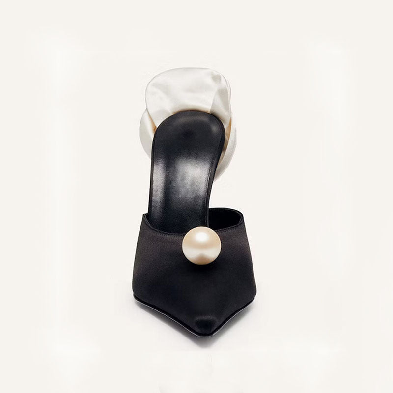 Women's Pointed Pearl High Heels