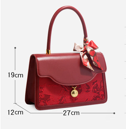 Red Wedding Bag Bridal Bag Women's New Large Capacity