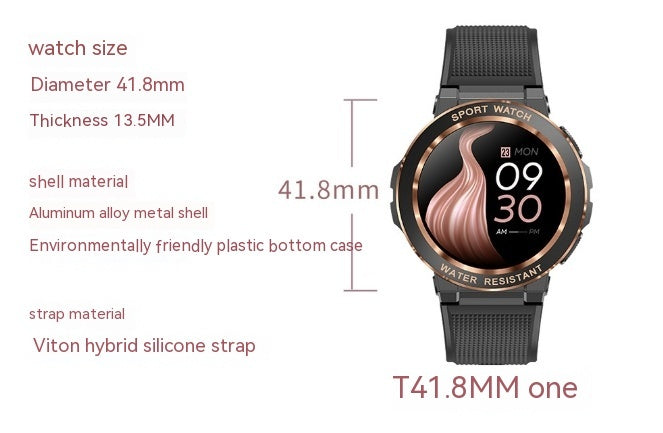 Montre multifonctionnelle intelligente d'appel Bluetooth MK60 pour femme