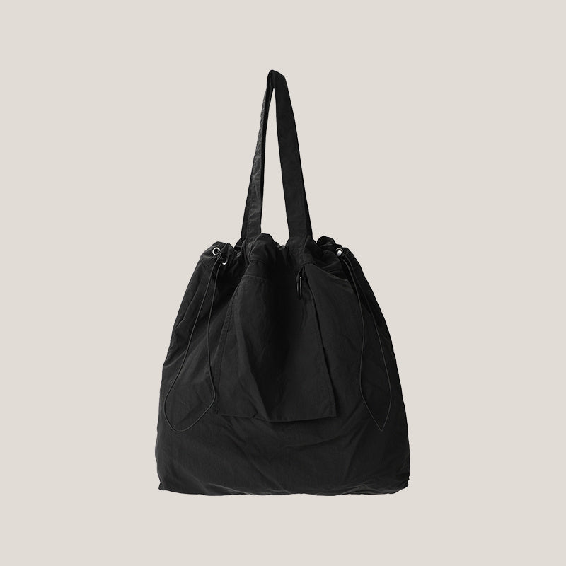 Contrast Color Tote Women's Large Capacity Nylon Canvas Bag