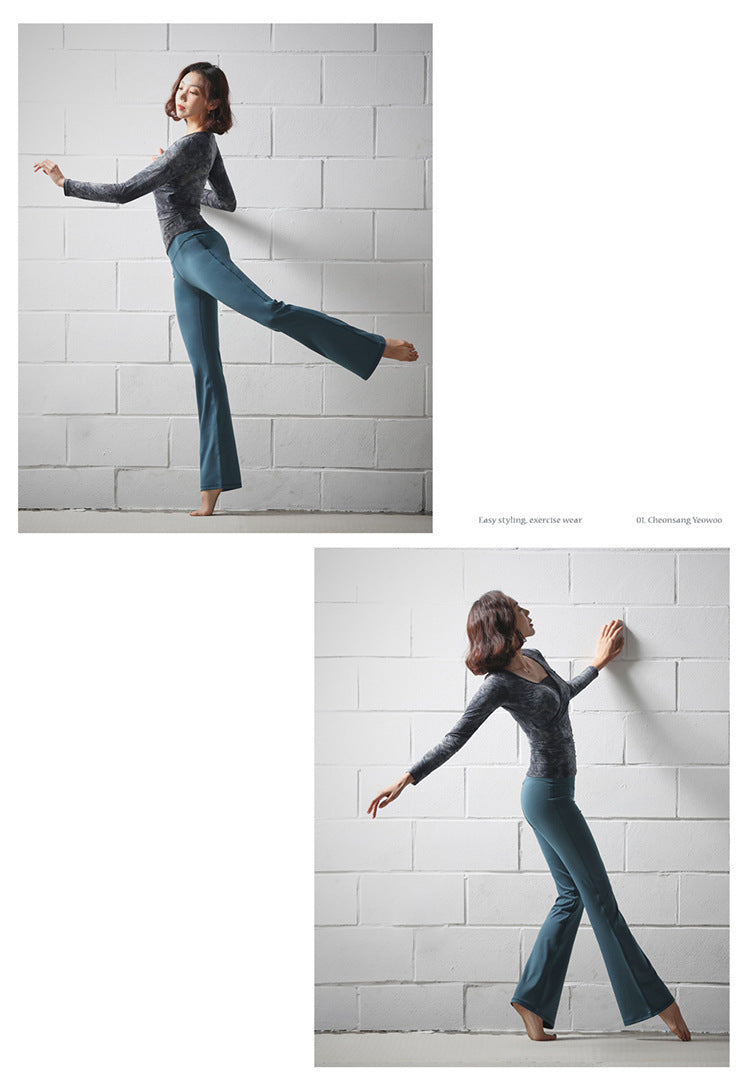 Pantalon de yoga trompette