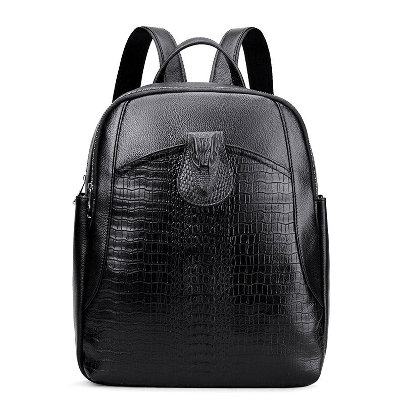 Mens Fashion Casual Cowhide Shoulder Bag