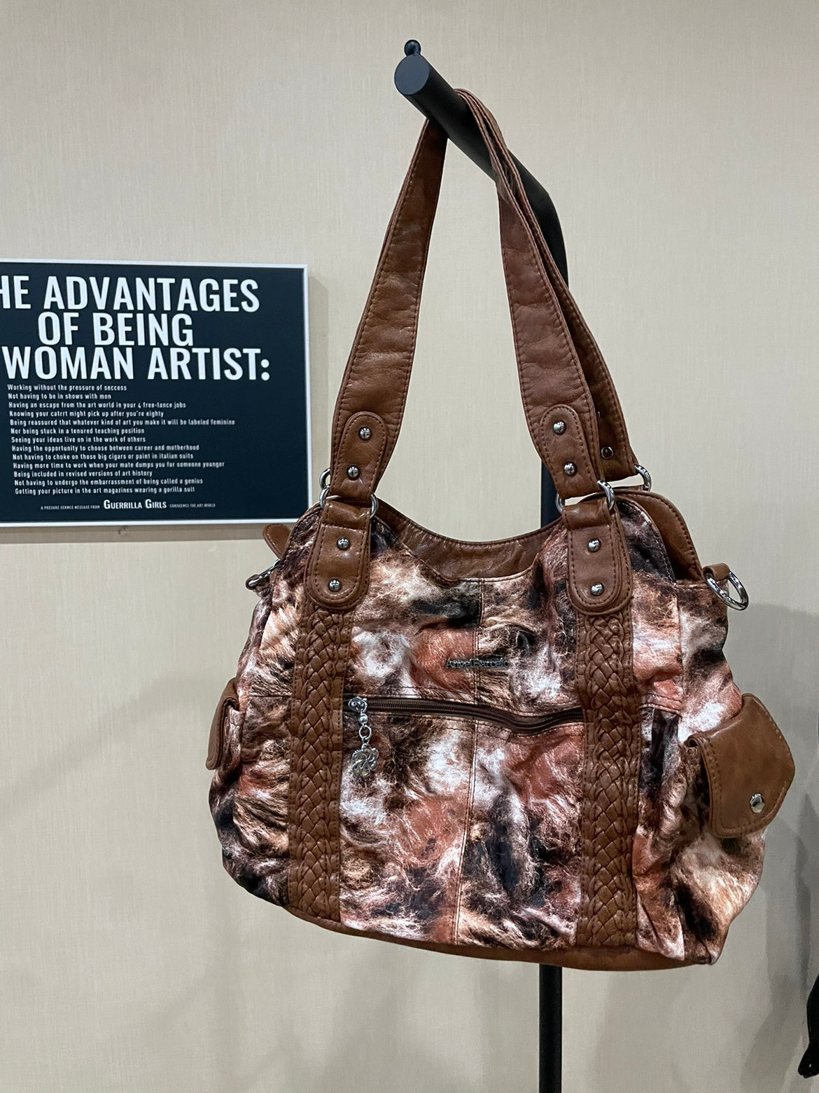 Women's Leopard Print Shoulder Messenger Bag