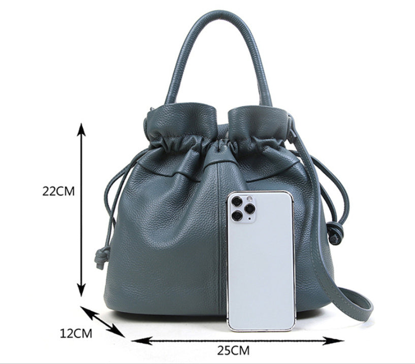 Fashion Leather Bucket Bag New Women