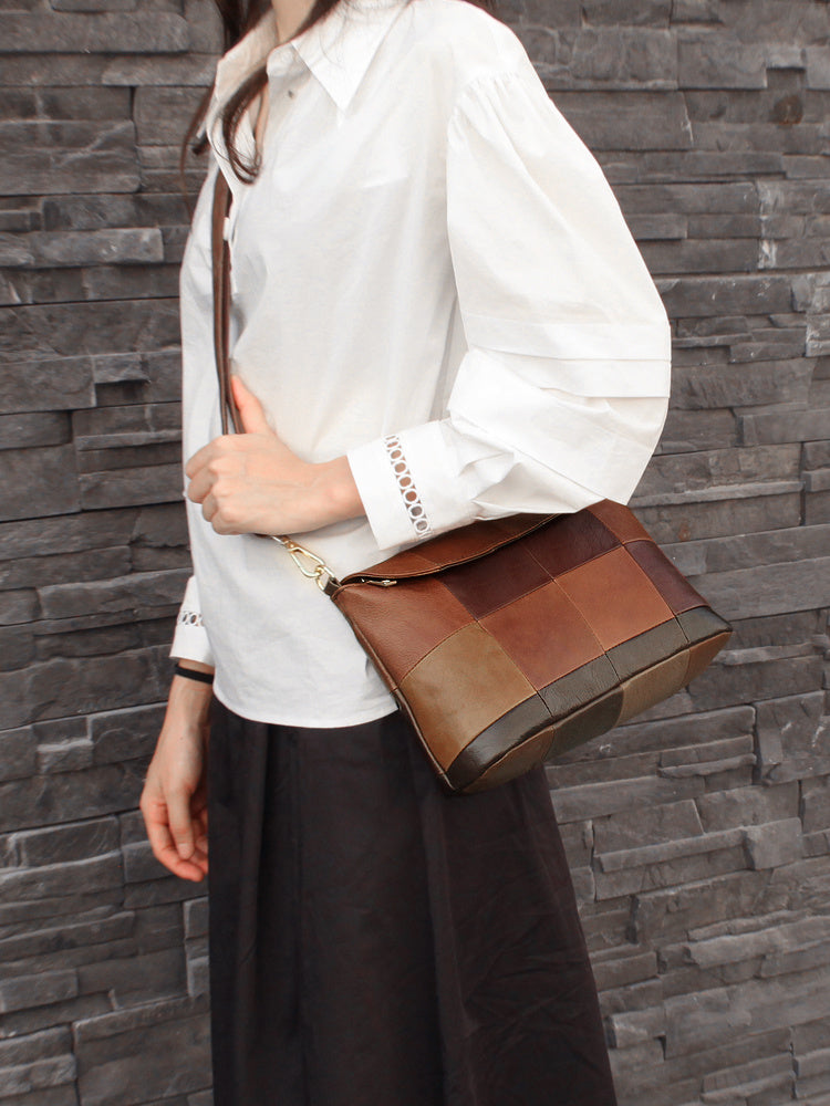 Women's Autumn And Winter Casual One Shoulder Leather Bag