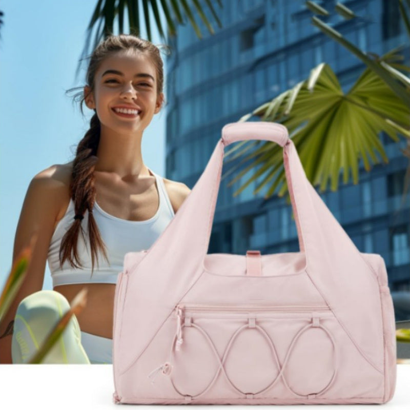 Bolso de mano para mujer, de gran capacidad, con bolsa de yoga y bolsa de gimnasio