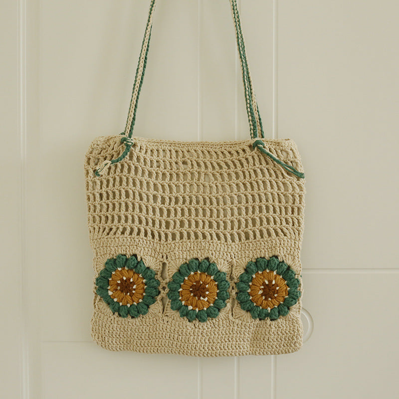 Hand-woven Creative Handicraft Vegetable Basket Small Shoulder Bag