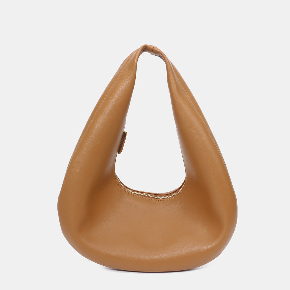 Bolso de hombro minimalista retro elegante para mujer