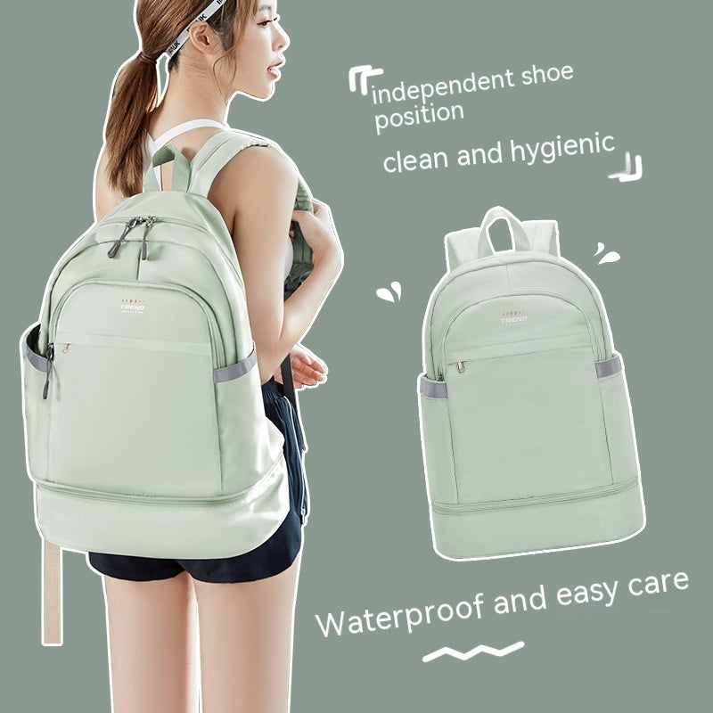 Bolsa de gimnasio para mujer, impermeable, con separación de humedad y secado rápido, para natación, deportes, escalada, mochila de viaje, mochila de viaje Shoe Warehouse