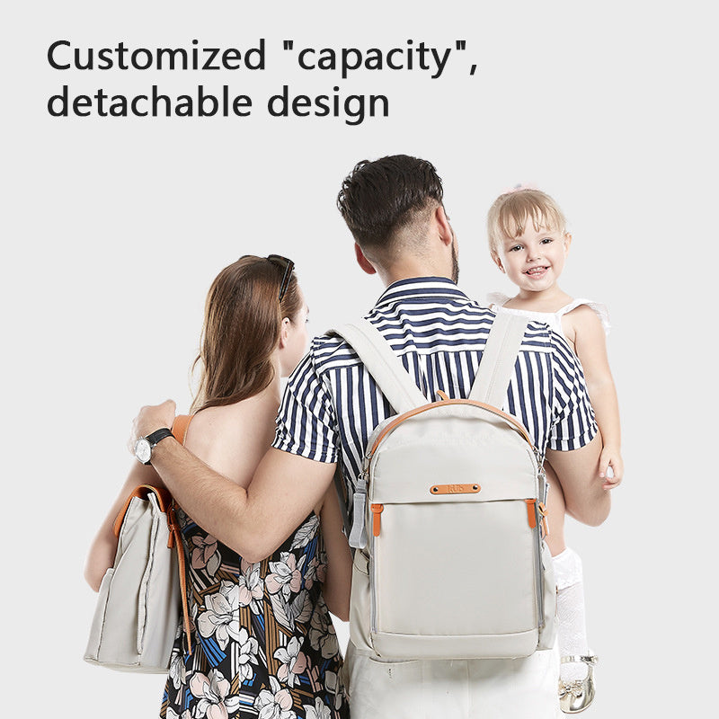 Fashionable Large-capacity Portable Mother And Baby Bag