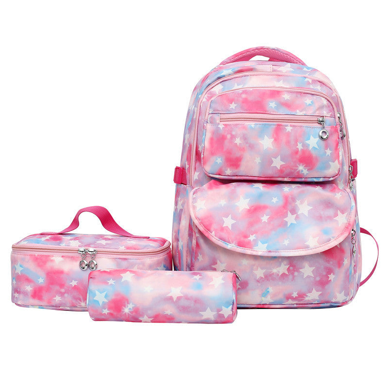 Ladies Three-piece Set Large Capacity Multifunctional Backpack